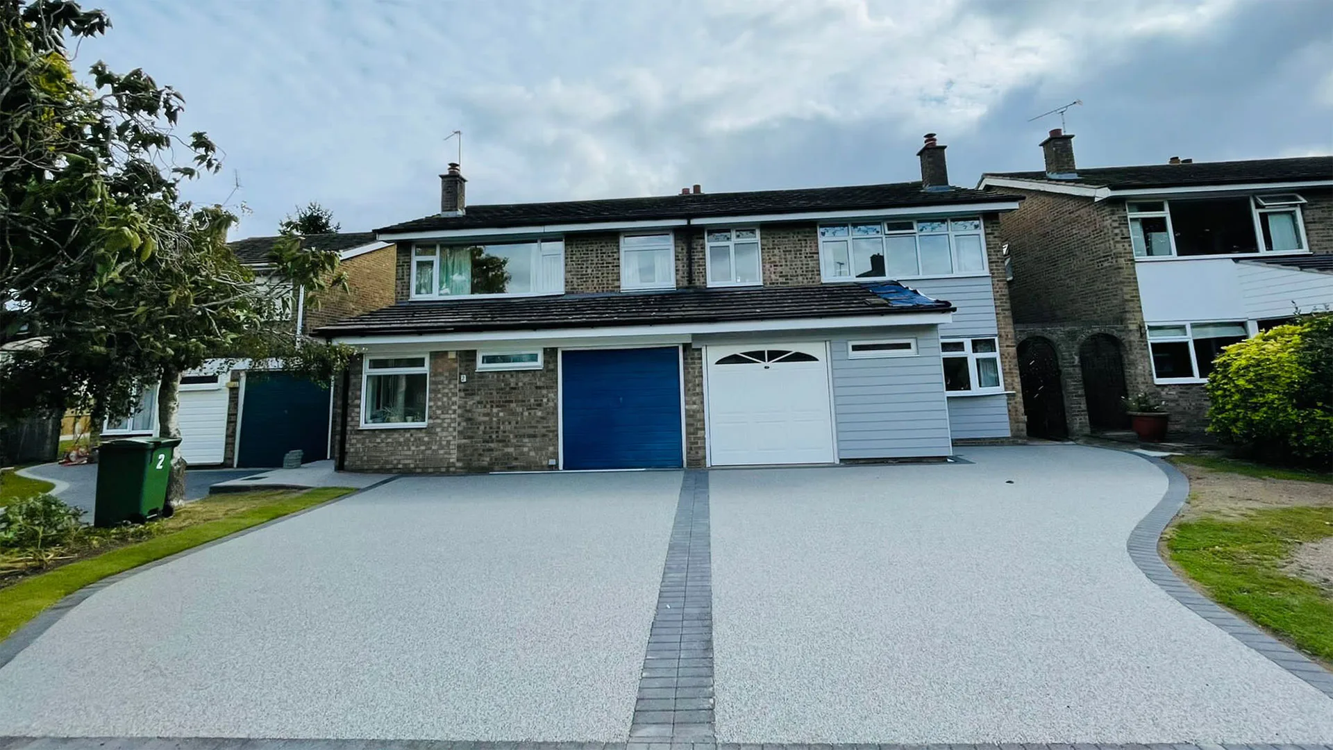 Professional driveway maintenance and cleaning service